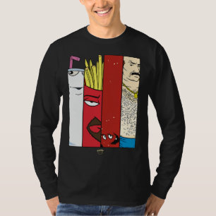 Camiseta Aqua Teen HunForce Group Azulejos T Shirt Sticker