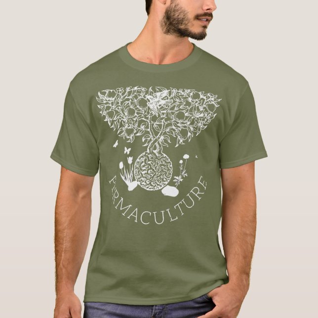 Camiseta Aquacultura biológica sustentável (Frente)