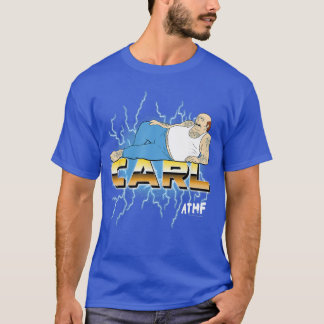 Camiseta Aquaeen Hunger Force Carl Relâmpago Desenho Animad