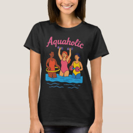 Camiseta Aquaholic s Water AerobicAquatic Fitness Waterobic