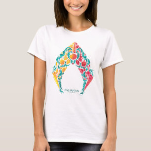 Camiseta Aquaman Aquaman & Mera - Logotipo de concha apar