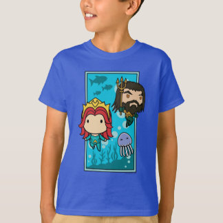 Camiseta Aquaman | Chibi Mera & Aquaman Subsea Graphic