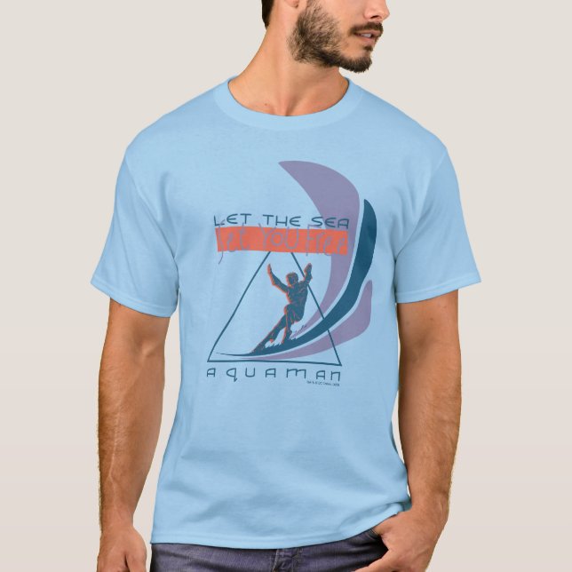 Camiseta Aquaman | Deixe O Mar Libertá-Lo (Frente)