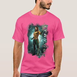 Camiseta Aquaman Filme Feminino Vida Marinha VNeck engraçad