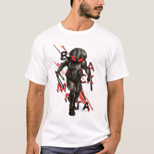 Camiseta Aquaman   Gráfico de Tipografia Espalhada Manta P