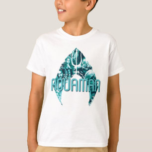 Camiseta Aquaman   Orin, Mera, Orm & Black Manta, Símbolo