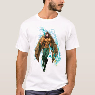 Camiseta Aquaman Prince Orin Com Logotipo Aquaman