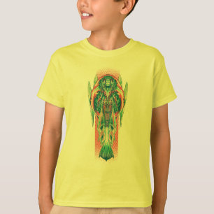 Camiseta Aquaman   Rainha Pescador Art Nouveau