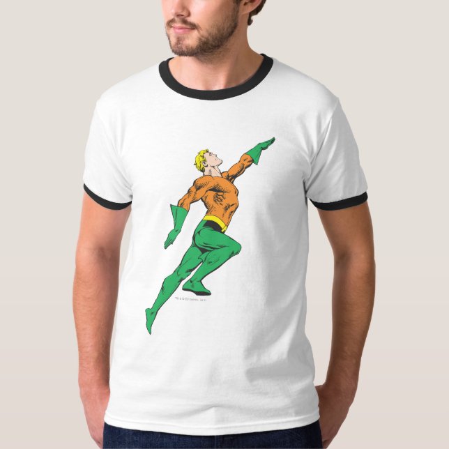 Camiseta Aquaman salta (Frente)