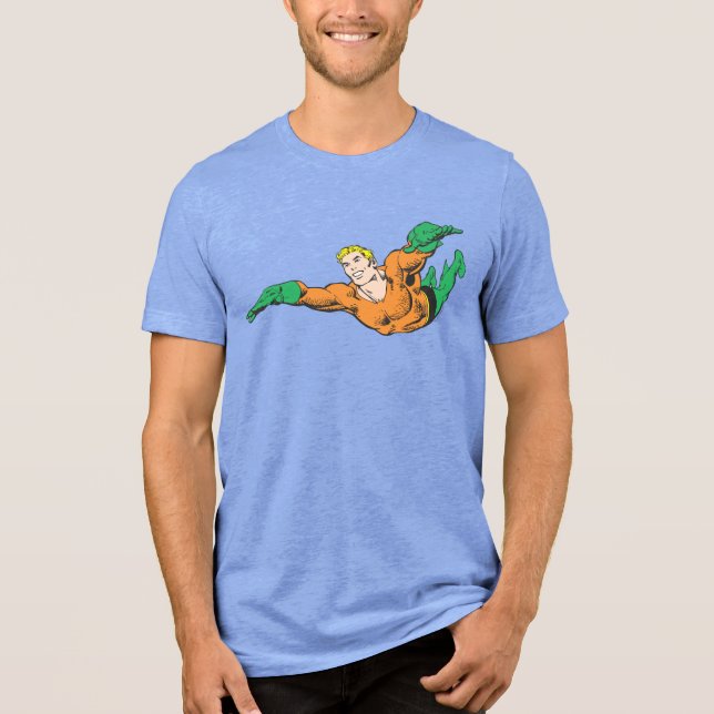 Camiseta Aquaman Soars (Frente)