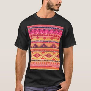 Camiseta Aquarela africana, padrão vibrante
