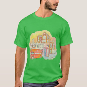 Camiseta Aquarela Arco-íris de Oxford Mississippi