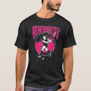 Camiseta Aquarela De Hóquei Em Campo Sem Implacável