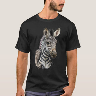 Camiseta Aquarela de Zebra