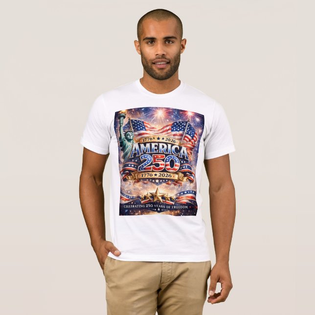 Camiseta Aquarela Dia da Independência (Frente Completa)