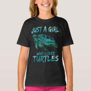 Camiseta Aquarela Do Mar Cento Apenas Uma Menina Que Ama Ta