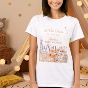 Camiseta Aquarela Floral Pastel 