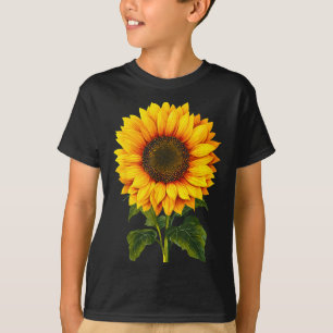 Camiseta Aquarela girassol amarelo jardim botânico verão