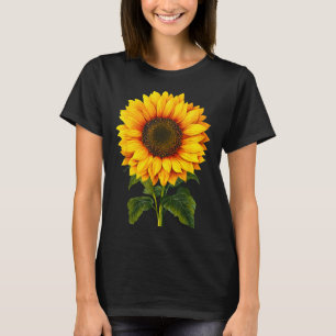 Camiseta Aquarela girassol amarelo jardim botânico verão