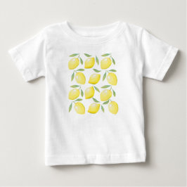 Camiseta Aquarela Limões Amarelos