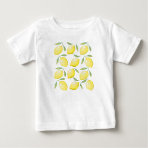Camiseta Aquarela Limões Amarelos