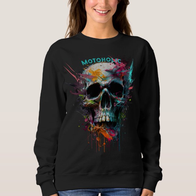 Camiseta Aquarela Motoholic (Frente)