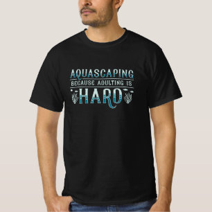 Camiseta Aquário Adulto É Aquarista De Aquascapim Duro