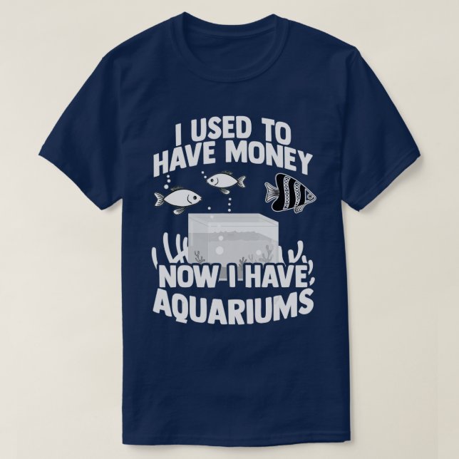 Camiseta Aquário Aquarista Aquarista Aquascapa Do Peixe De  (Frente do Design)