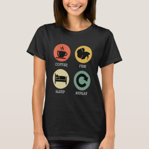 Camiseta Aquário Aquarista Do Aquário Come Peixe Repetista