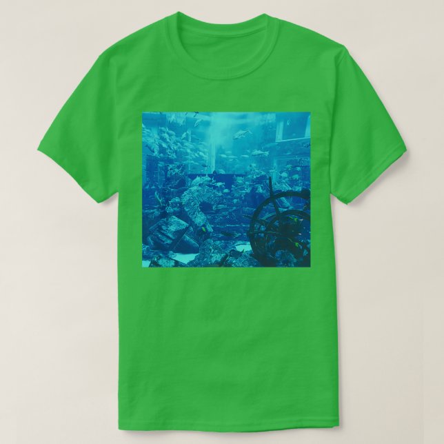 Camiseta Aquário-azul (Frente do Design)