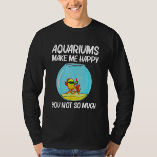 Camiseta Aquário Cinto Para Masculinos Peixes Aquaristas, D