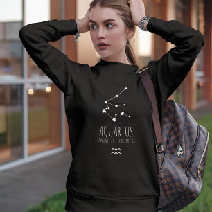 Camiseta Aquário Constelação Zodiac Personalizada