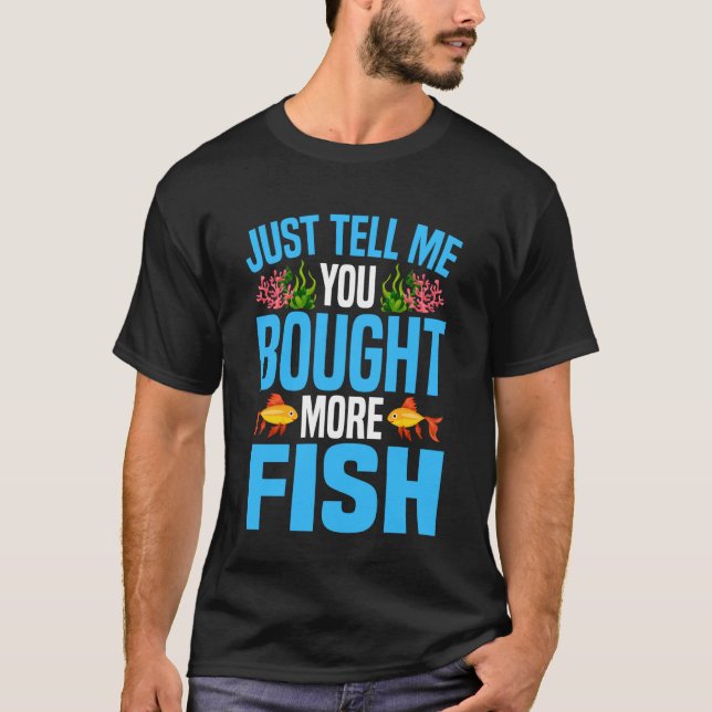 Camiseta Aquário de Água Salgada Basta Me Dizer Que Você Co (Frente)