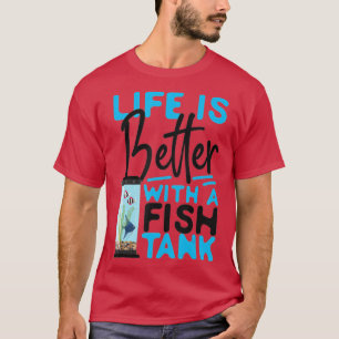 Camiseta Aquário De Água Salgada É Melhor Com Tanque De Pei