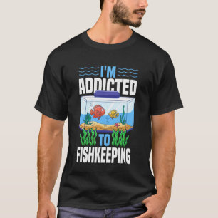 Camiseta Aquário de Água Salgada Sou Viciado em Aquarismo