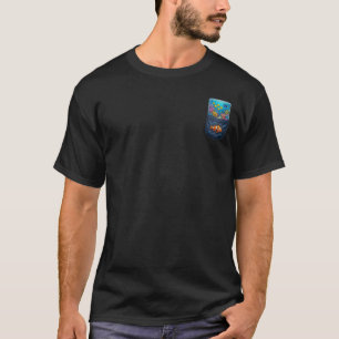 Camiseta Aquário de Bolso. Aquário de Peixes Divertido