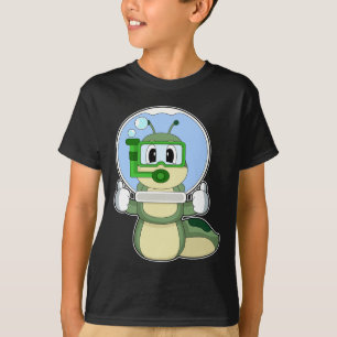 Camiseta Aquário de lagartas