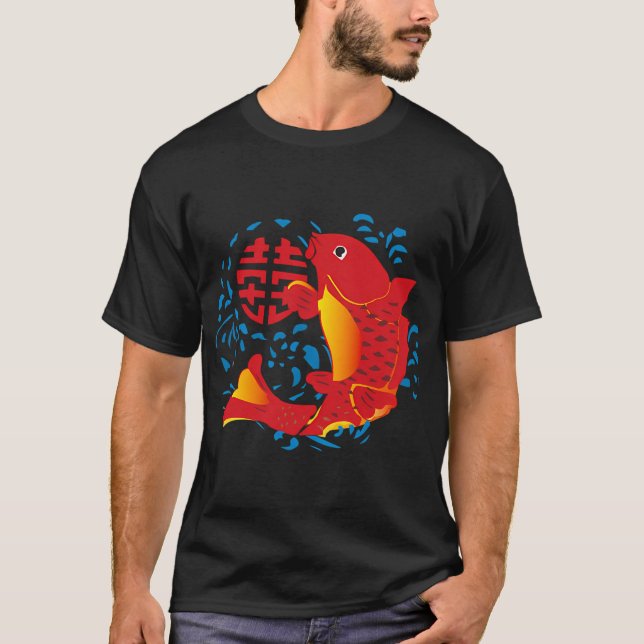 Camiseta Aquário de Peixe Dourado (Frente)