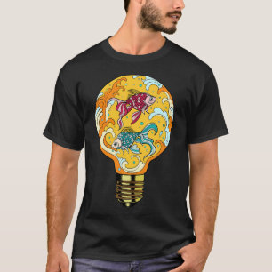 Camiseta aquário de peixes