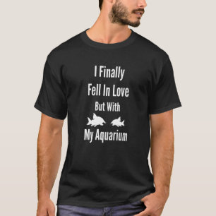 Camiseta Aquário de Peixes Corydoras Apaixonados Tanque de