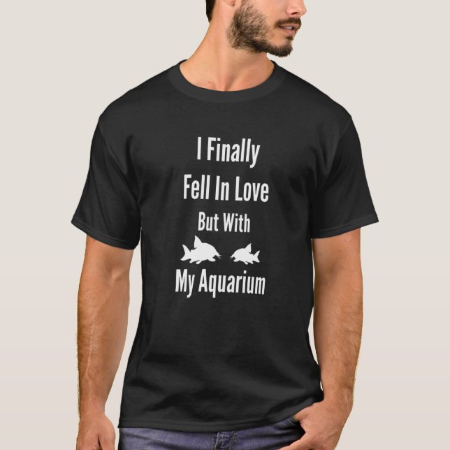 Camiseta Aquário de Peixes Corydoras Apaixonados  Tanque de (Frente)
