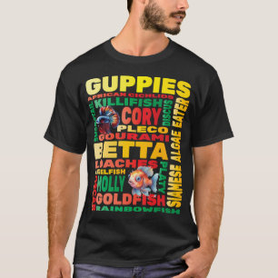 Camiseta Aquario de Peixes de Água Doce Hobby de Aquarismo
