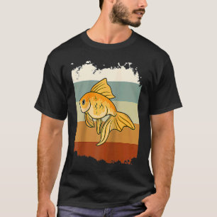 Camiseta Aquário de Peixes Dourados Lindos Artes Raglan