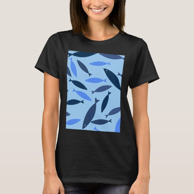 Camiseta Aquário de Peixes Pequenos (Frente)