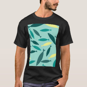 Camiseta Aquário de Peixes Pequenos