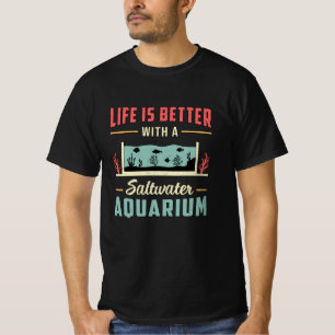 Camiseta Aquário de Salva Aquário Tanque Aquático Aquarista