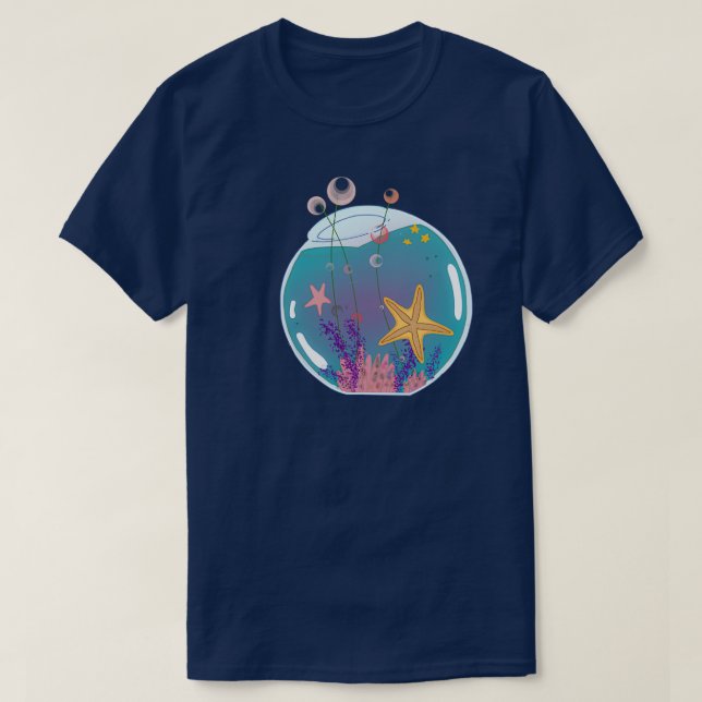 Camiseta Aquário de Starfish (Frente do Design)