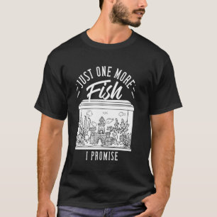 Camiseta Aquário de Tanque de Peixes Aquascaping Água Salga