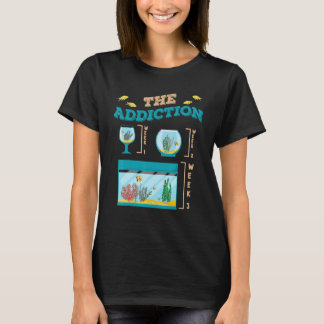 Camiseta Aquário Engraçado Aquarista Vício Peixe Keepin