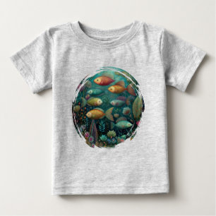 Camiseta Aquário Fantasia Peixes Caprichosos
